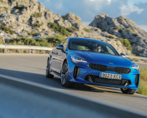 Kia Stinger blue dynamic  (15)